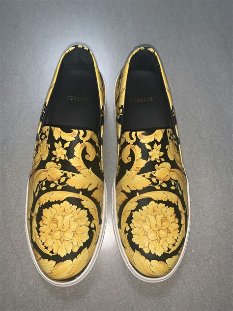 collection baroque slip-on versace|Versace Collection Baroque Slip.